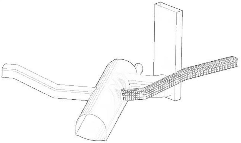 Life-time monitoring and early warning method of tunnel structure at variable cross-section