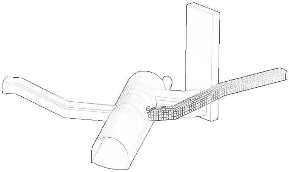 Life-time monitoring and early warning method of tunnel structure at variable cross-section