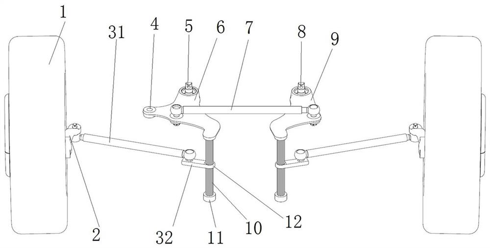 A steering transmission system and vehicle