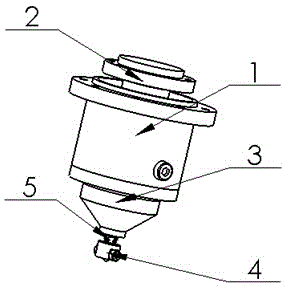 Withdrawable double-shaft-shoulder stirring head