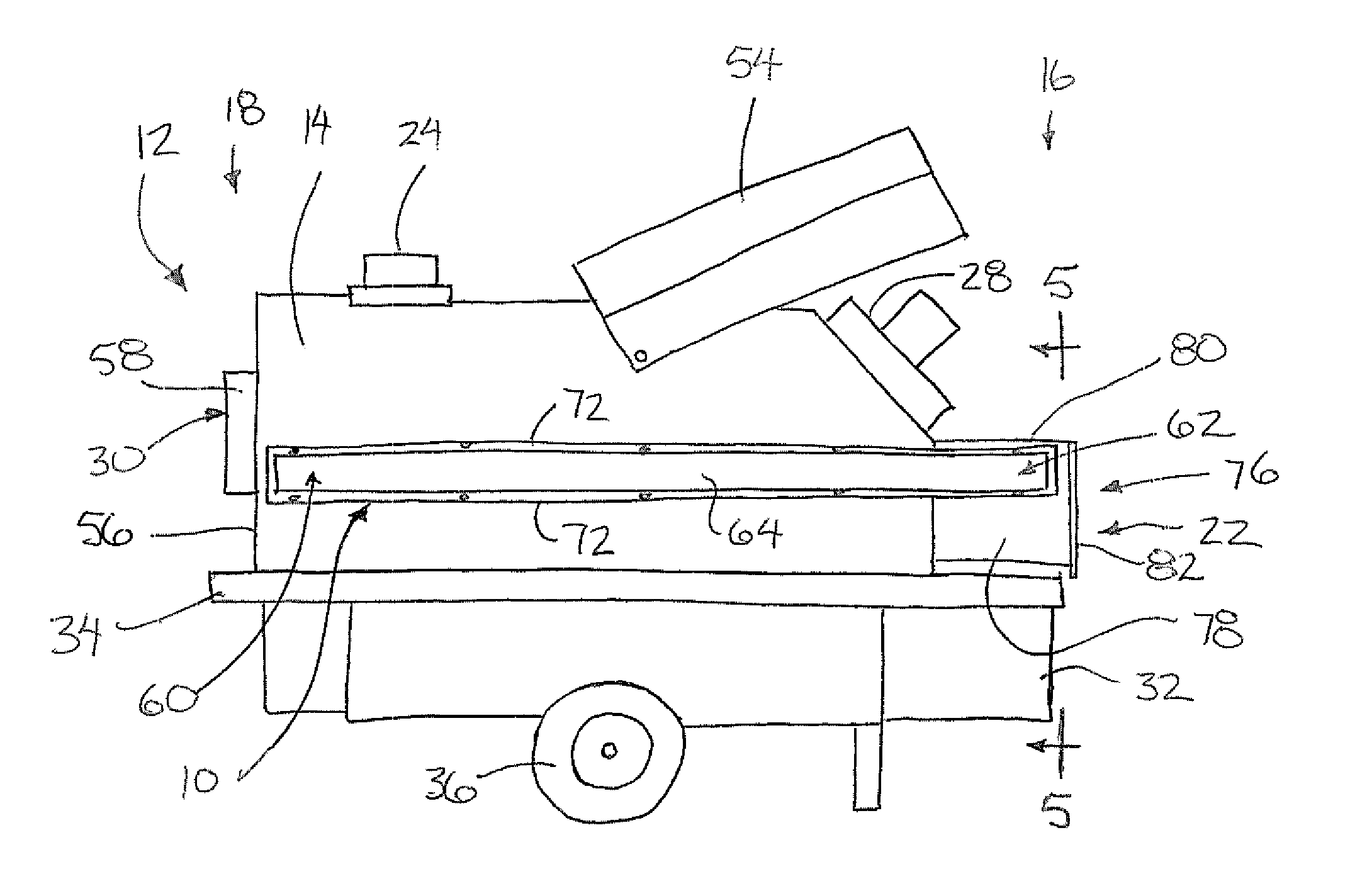 Auxiliary heating duct for an indirect fired heater