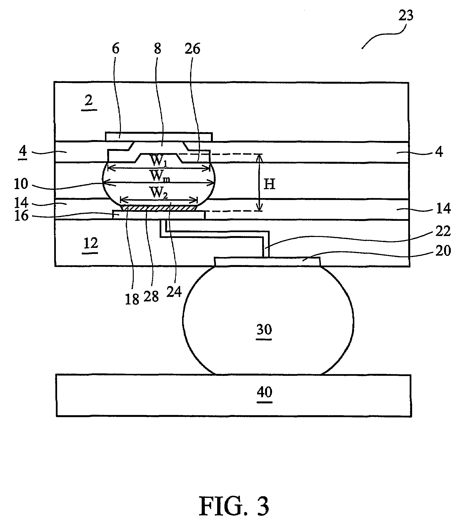 Reducing cracking of high-lead or lead-free bumps by matching sizes of contact pads and bump pads