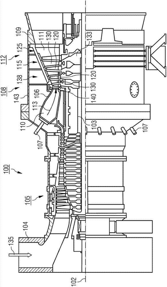 Injector for introducing a fuel-air mixture into a combustion chamber