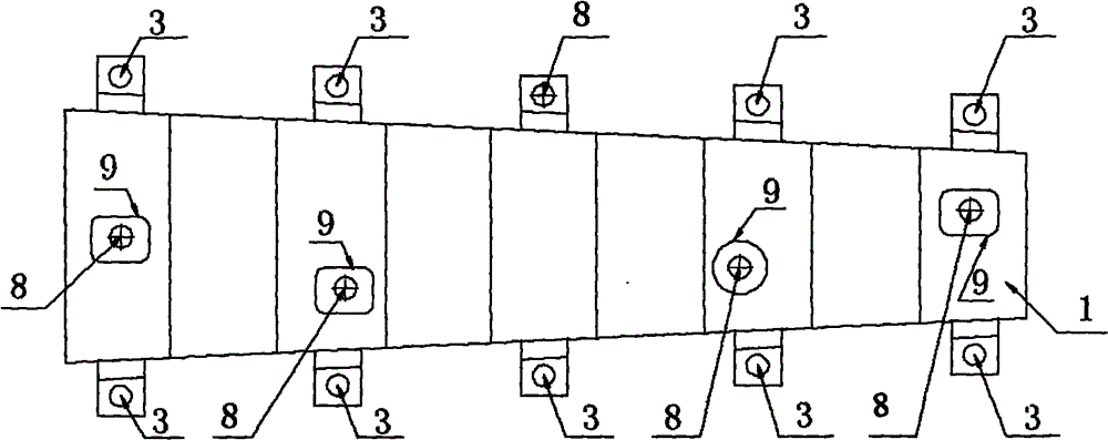 Numerical control machining clamping method for aircraft wing beam parts