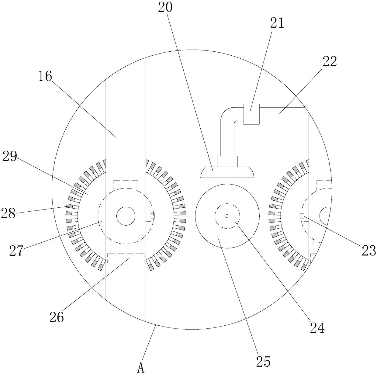 Magnet automatic cleaning device