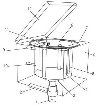 Surface treatment device and surface treatment method for electrolytic cell flow field material