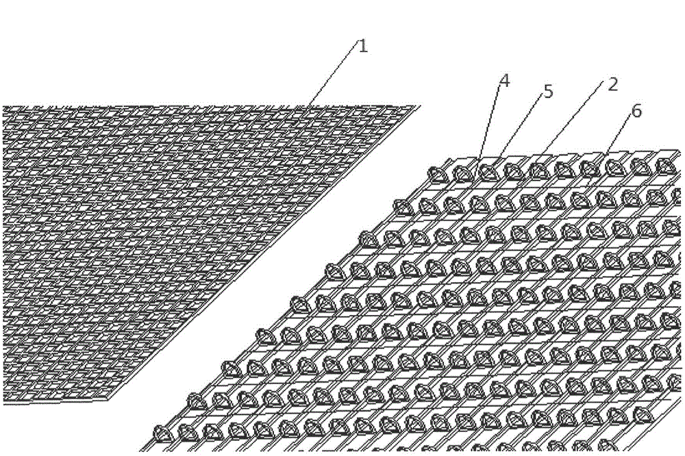 Three-layer cloth towel fabric and weaving method thereof