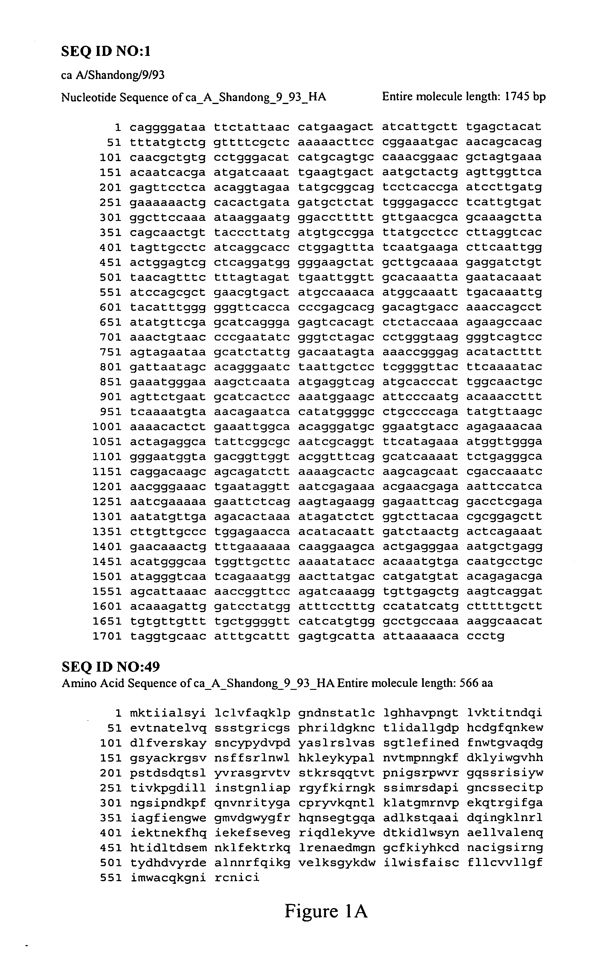 Influenza hemagglutinin and neuraminidase variants