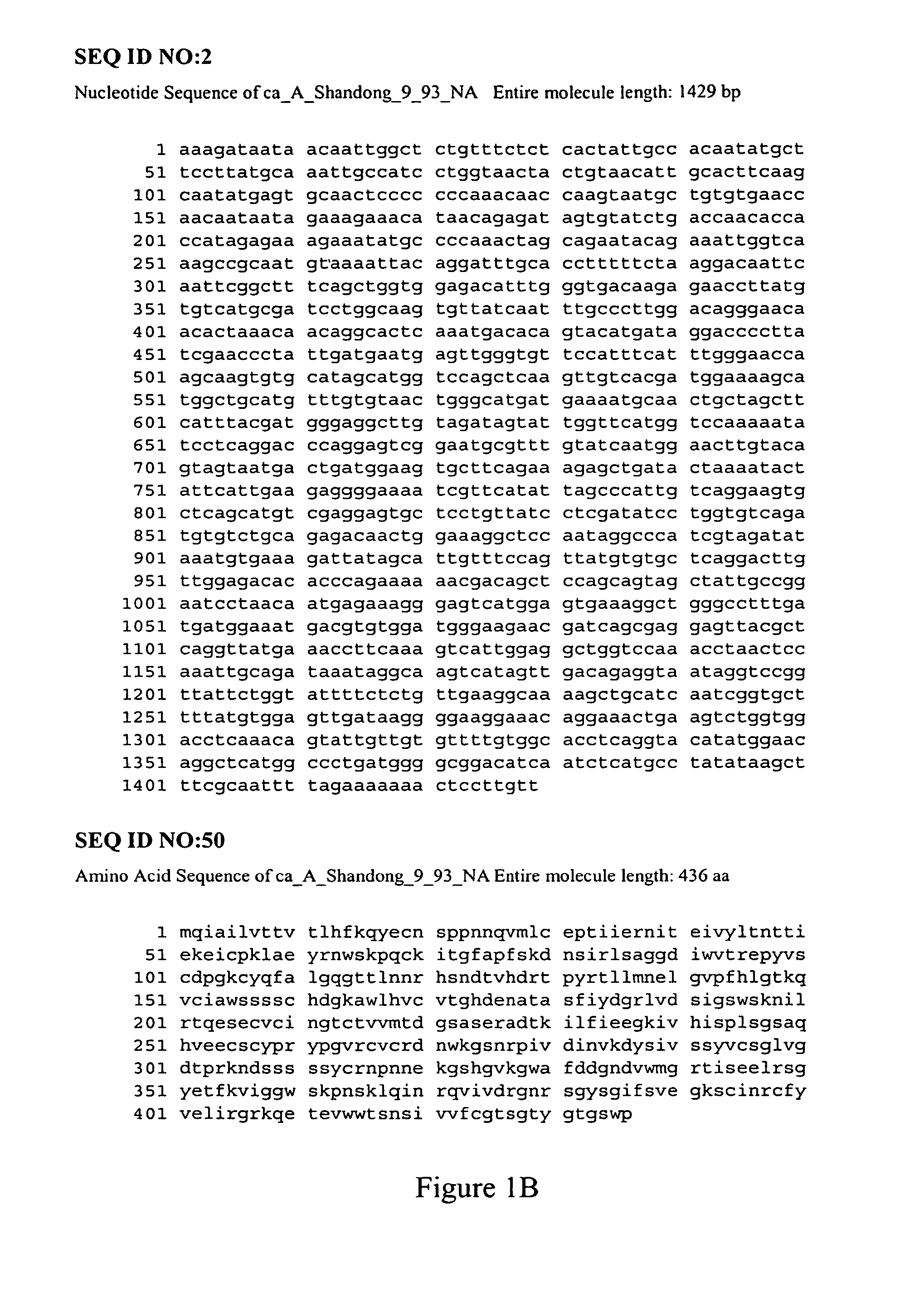 Influenza hemagglutinin and neuraminidase variants