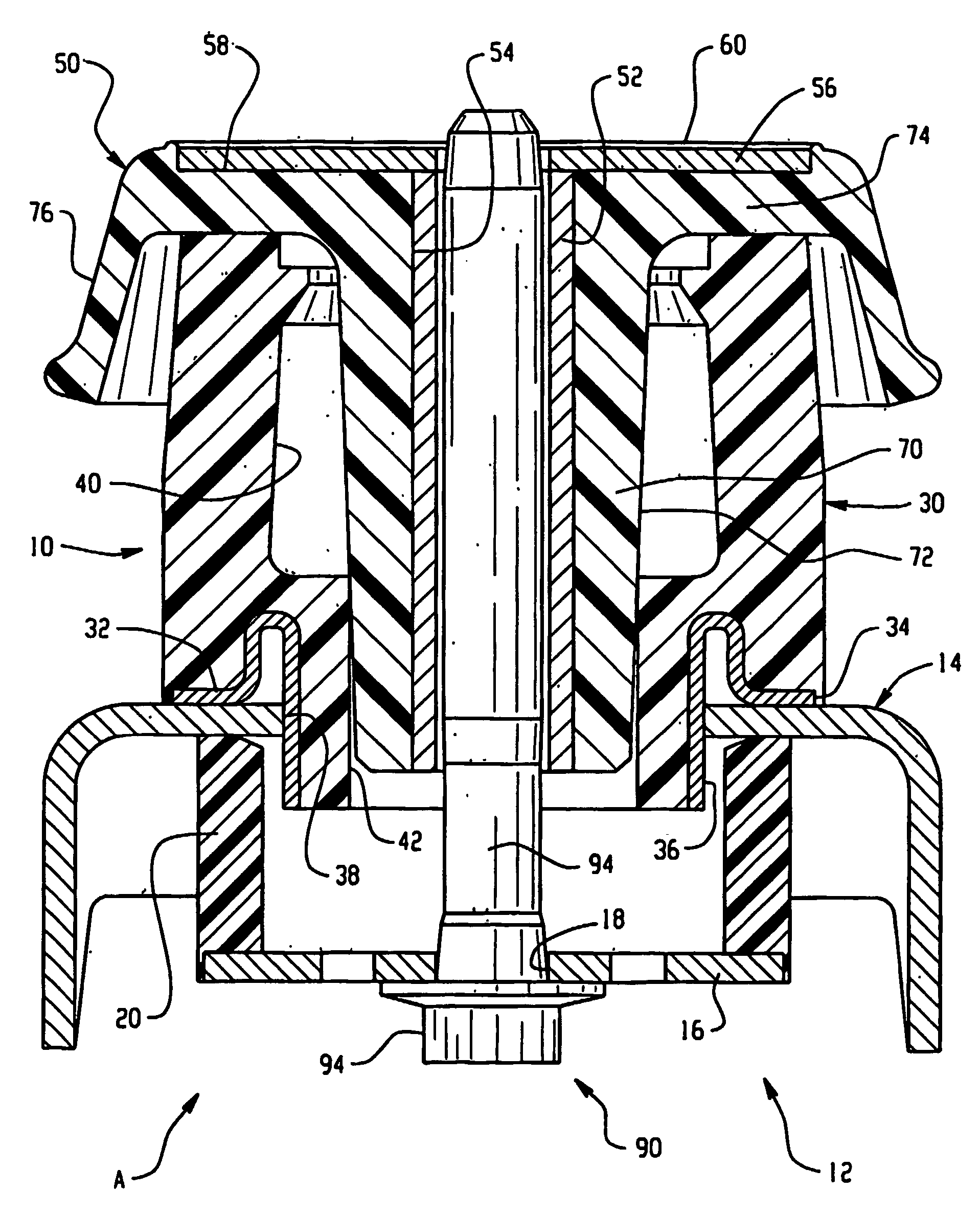 Composite helmet for body mount