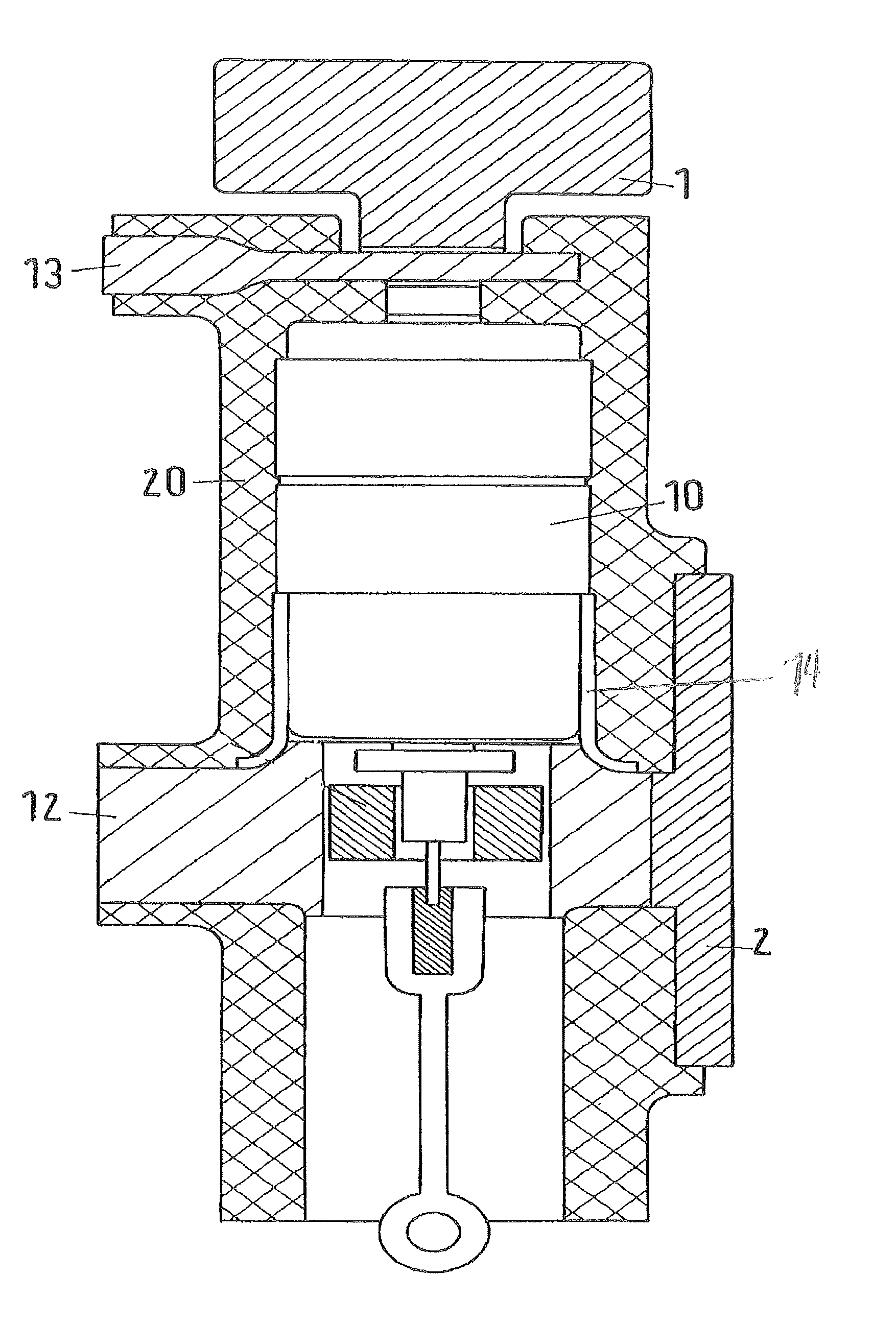 Pole part of a medium-voltage or high-voltage switch gear assembly, and method for its production