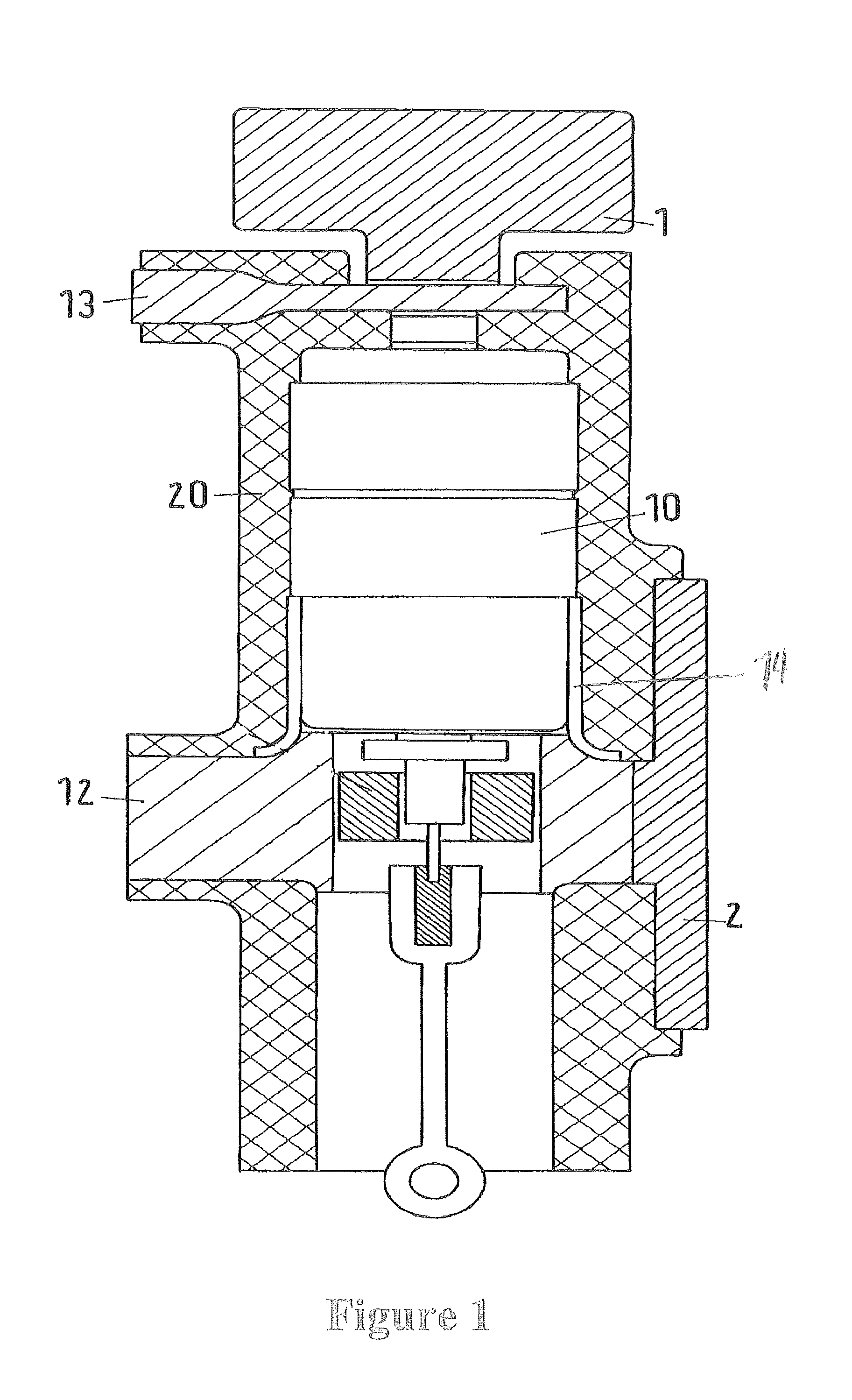 Pole part of a medium-voltage or high-voltage switch gear assembly, and method for its production