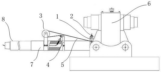 A wire-guided automatic pay-off device and method