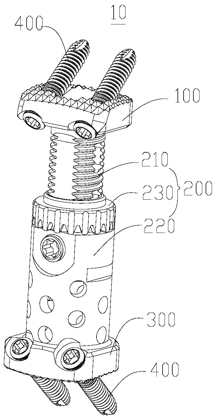 Cervical vertebra implant system