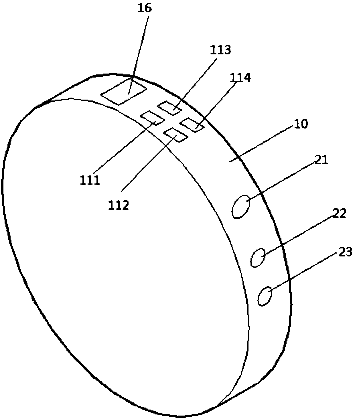 Intelligent wearable device integrated with automobile remote control key