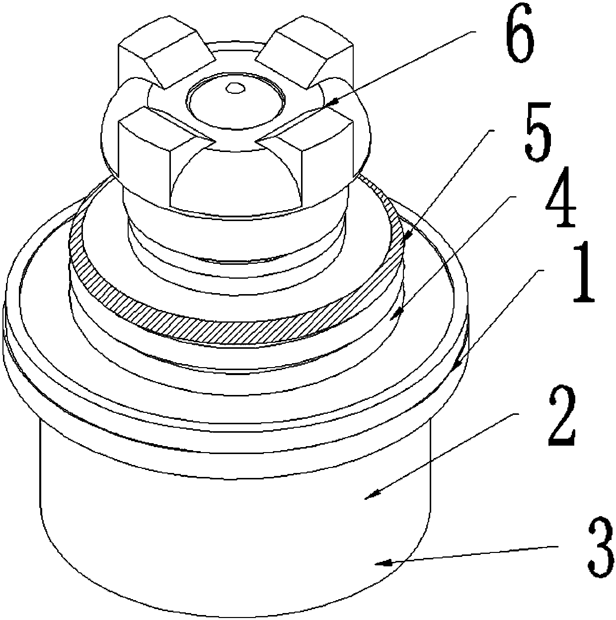 Miniature operating lever based on Hall sensor