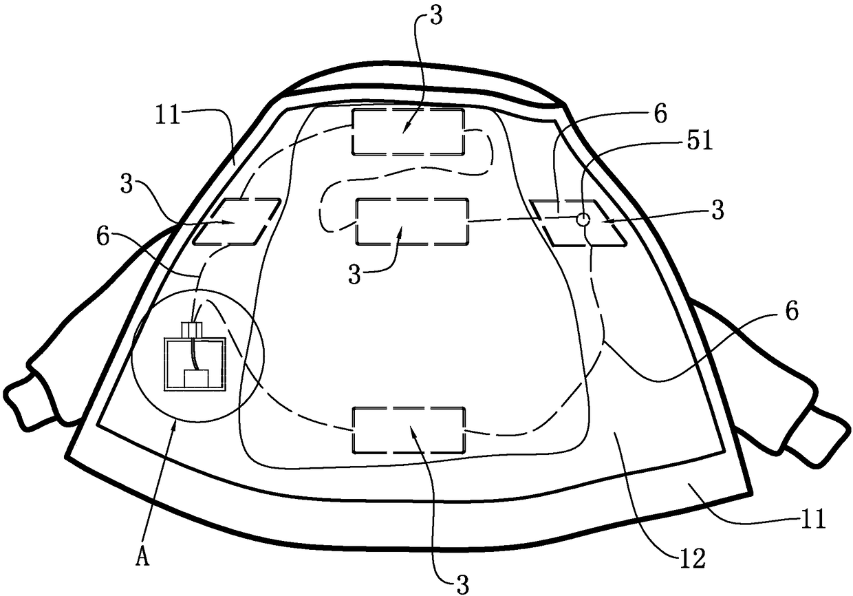 A making process for heating clothes