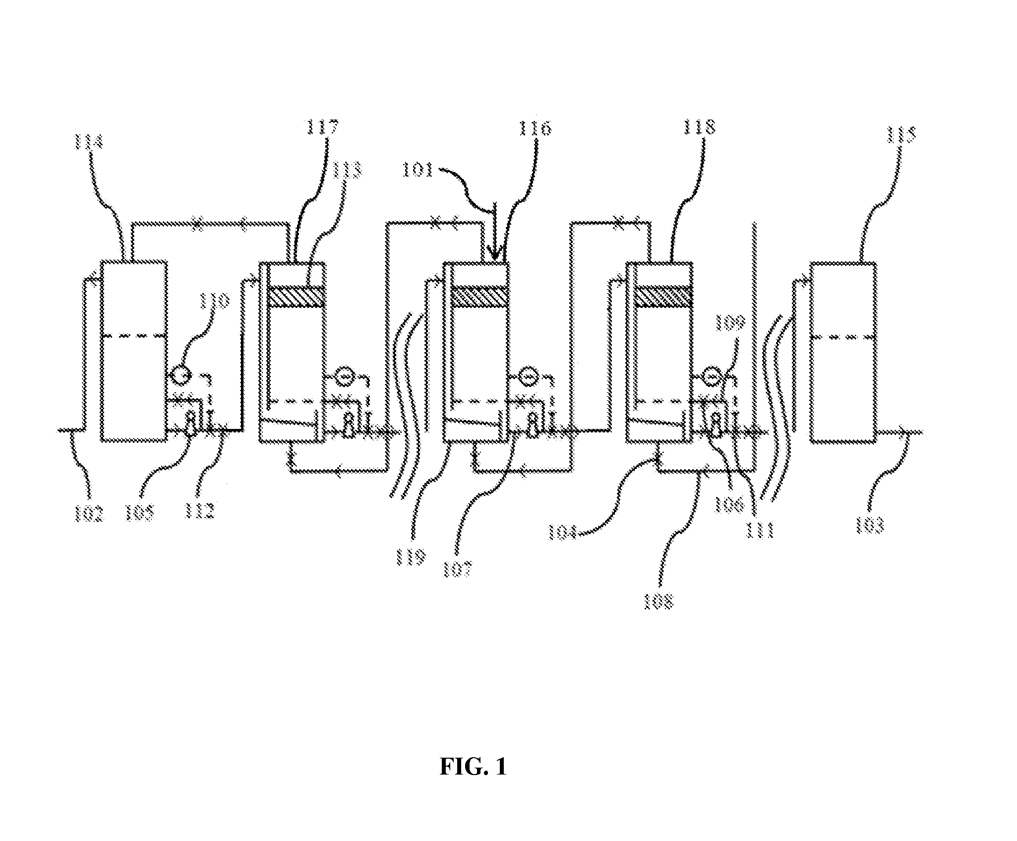 Novel horizontal method for tray distillation and other gas-liquid contact operations