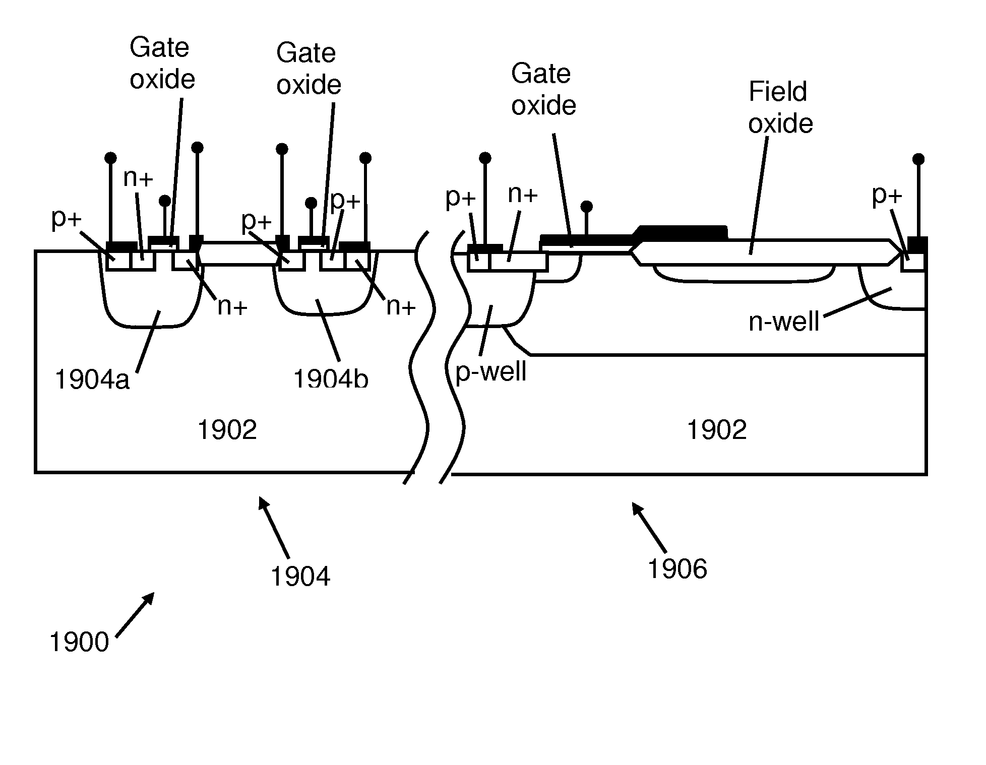 Power semiconductor devices and fabrication methods