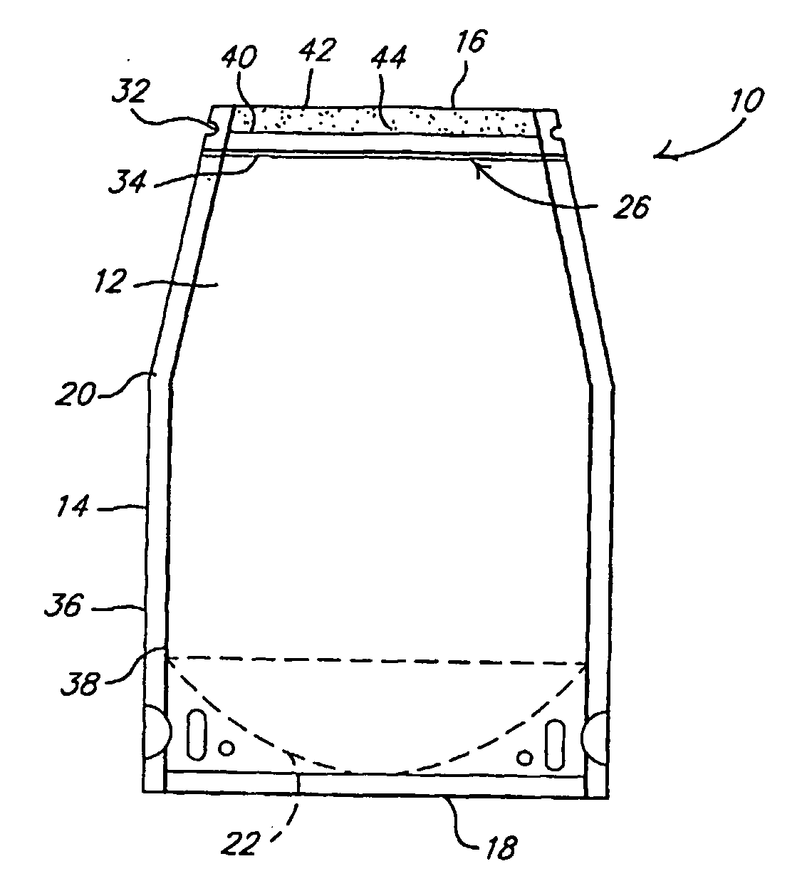 Flexible pouch and method of forming a flexible pouch