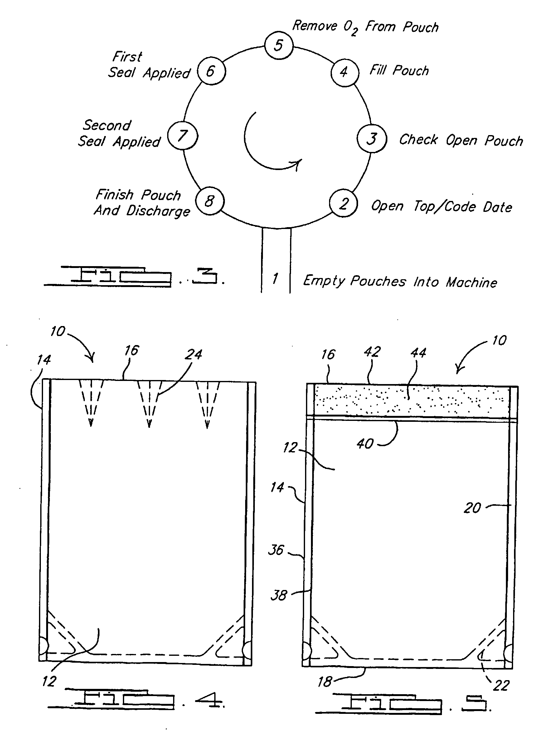 Flexible pouch and method of forming a flexible pouch