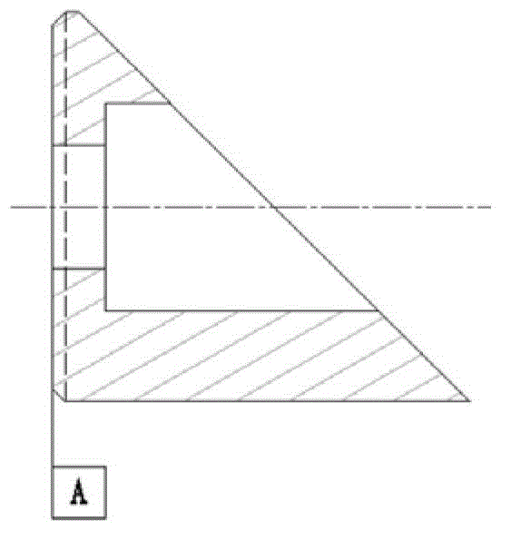 Visual target plate device for calibrating component mounting attitude and calibration method