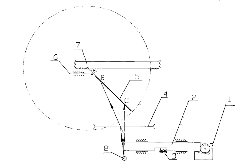 Optical-lever laser scanning ball-sorting device