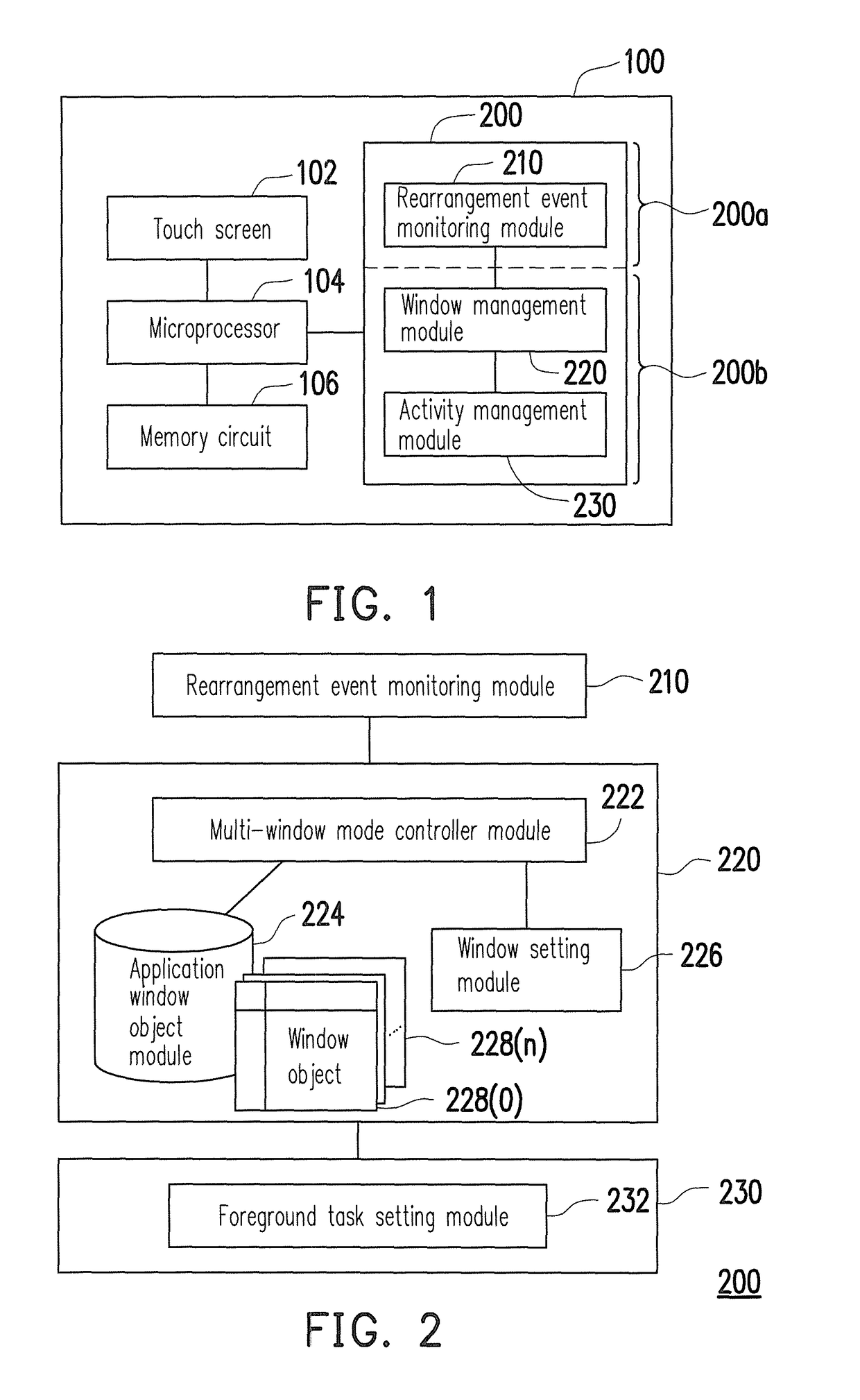 Method and system for quickly arranging multiple windows and mobile apparatus thereof