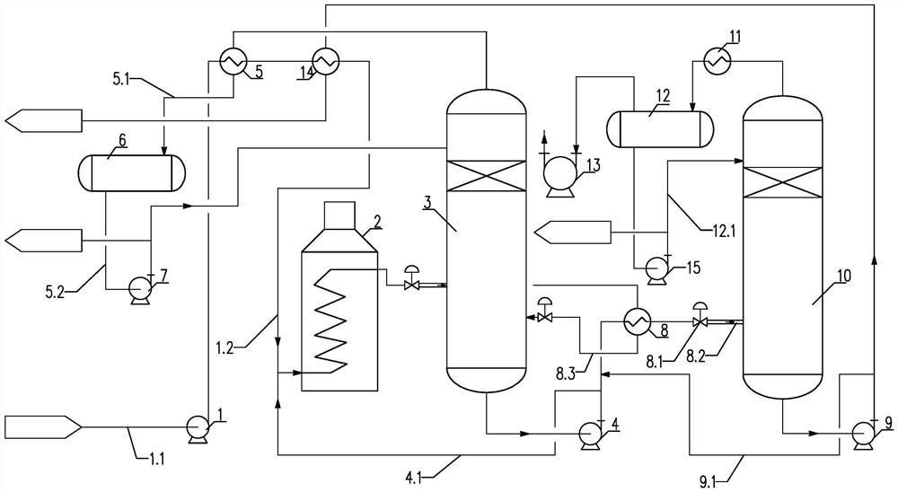 Distillation device and method for solid-containing raw oil