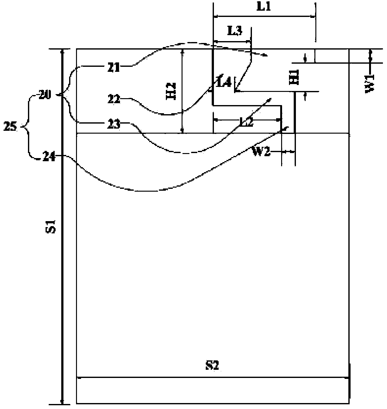 Broadband planar printed antenna