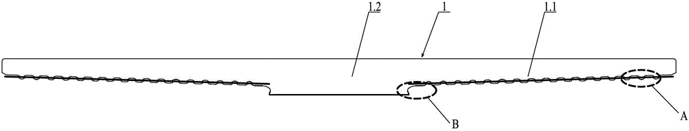 Cambered surface and plane sealed variable tooth wide wedge-type coupling structure and oil well pipe structure