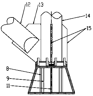 Semi-sliding box-type buttress of floating production storage and offloading (FPSO) upper module