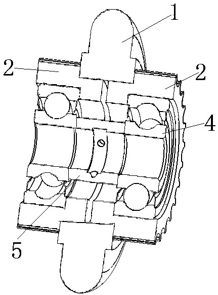 Grinding wheel grinding device, machine tool and inner hole groove machining method