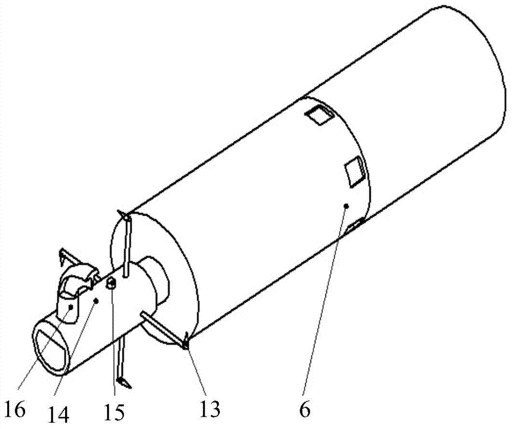 Slimming capsule robot based on motor rotation mechanism and wireless communication