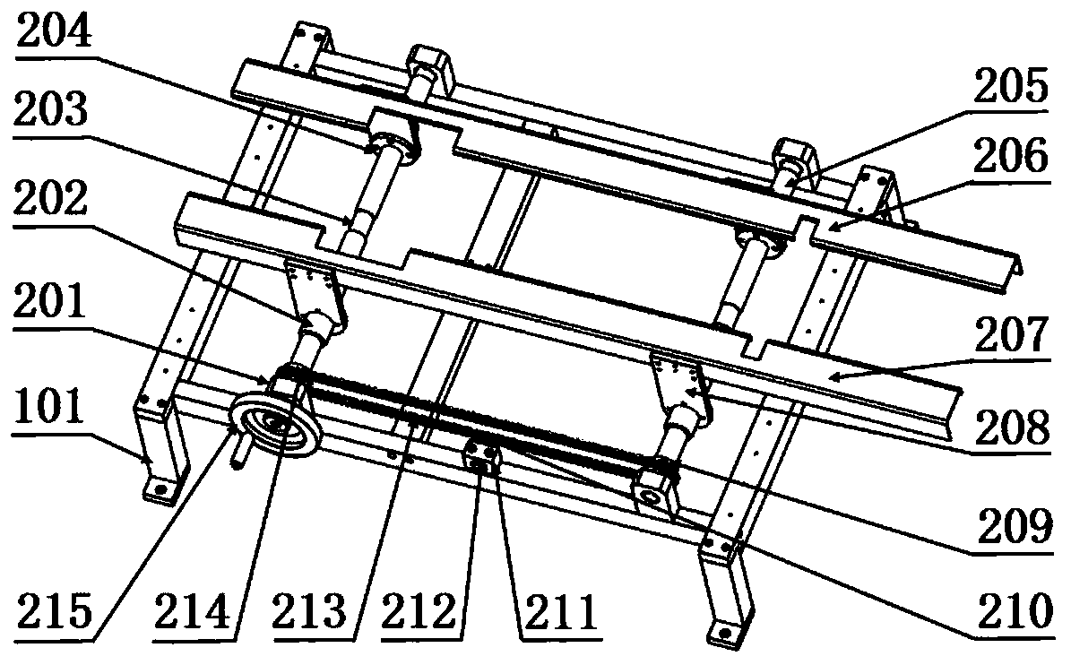 Carton conveying and positioning device with adjustable interval