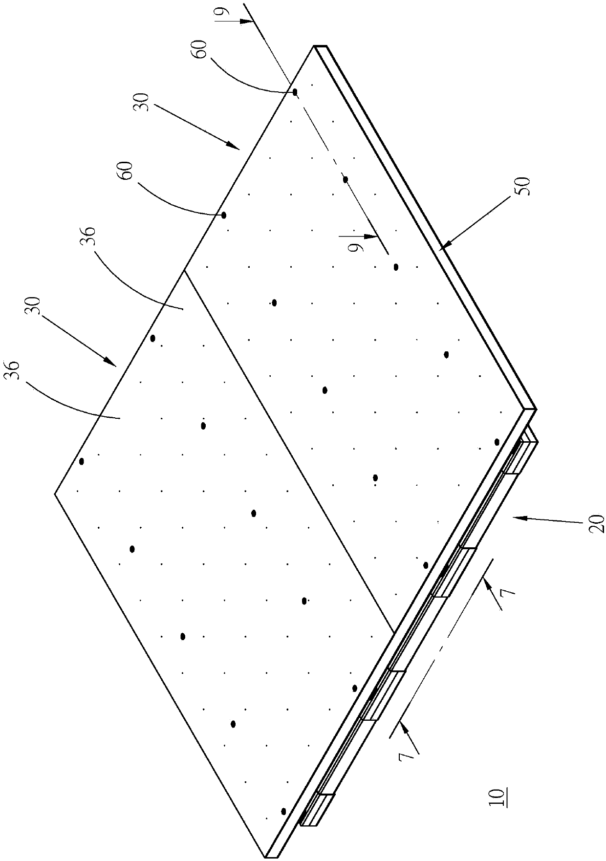 Vacuum adsorption platform