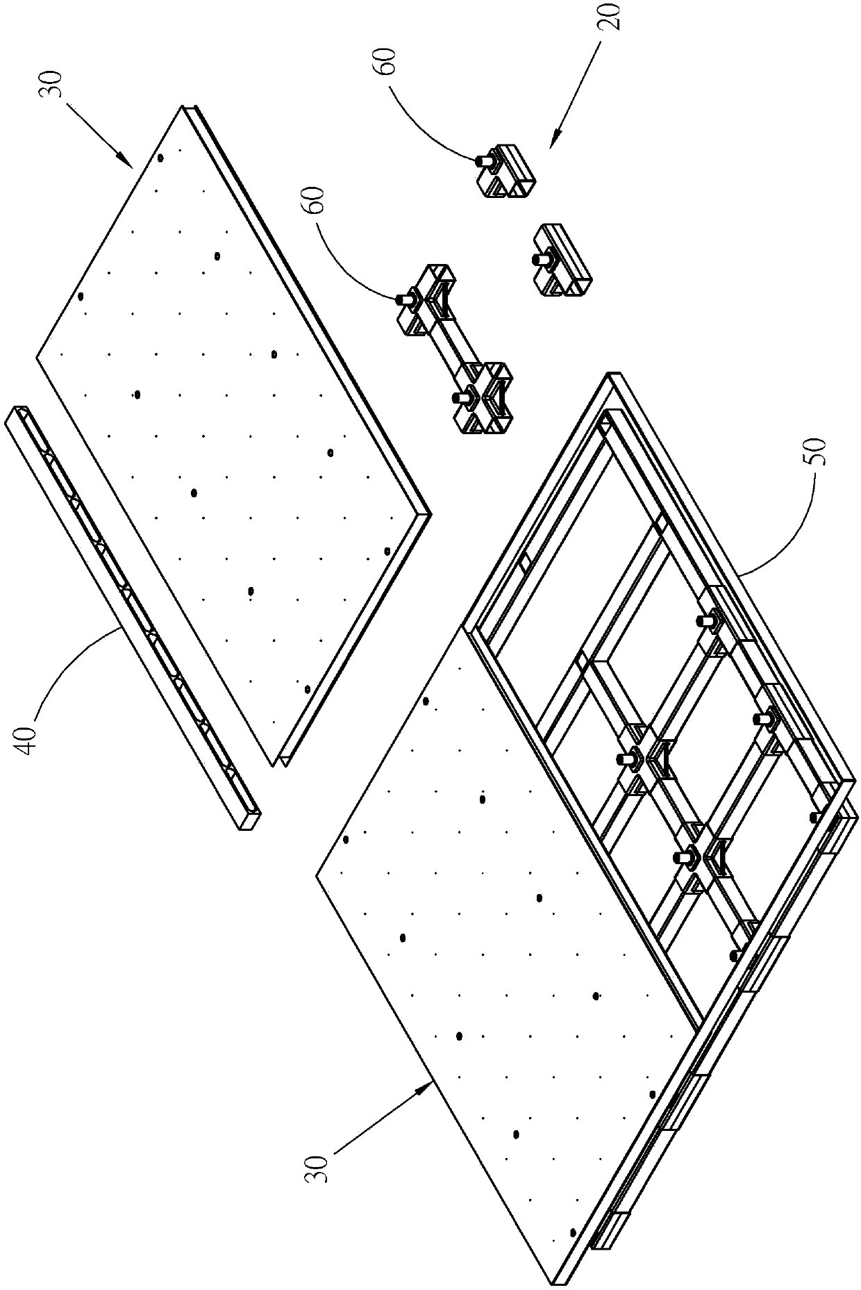 Vacuum adsorption platform