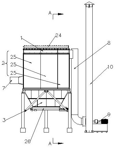 Module combined dust remover