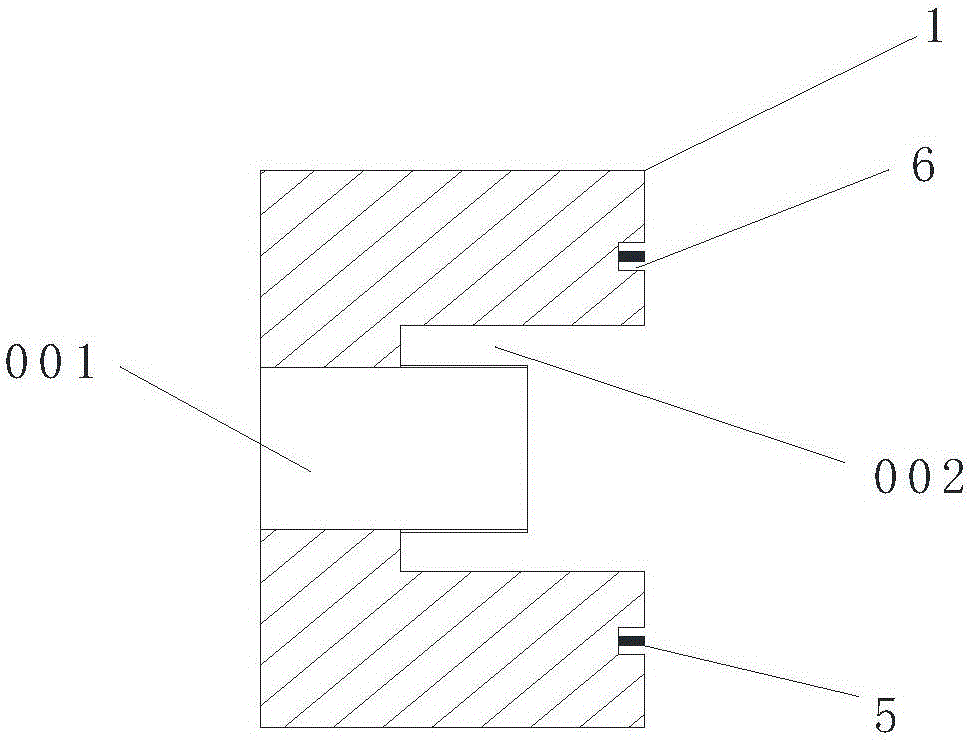 Oil port sealing structure used for wind power gear box