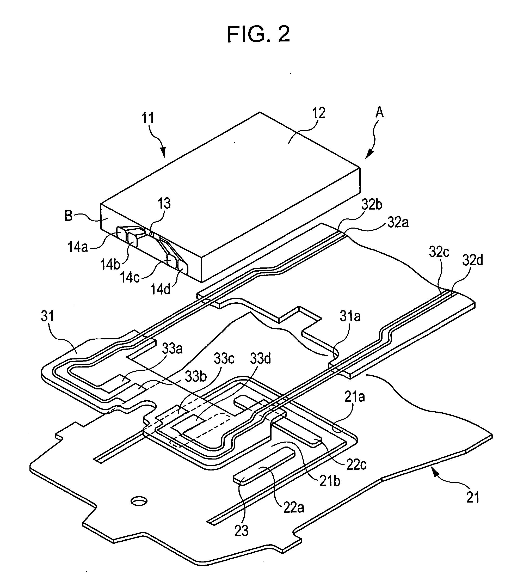 Magnetic head with a slider and a gimbal suspension structuring flexure