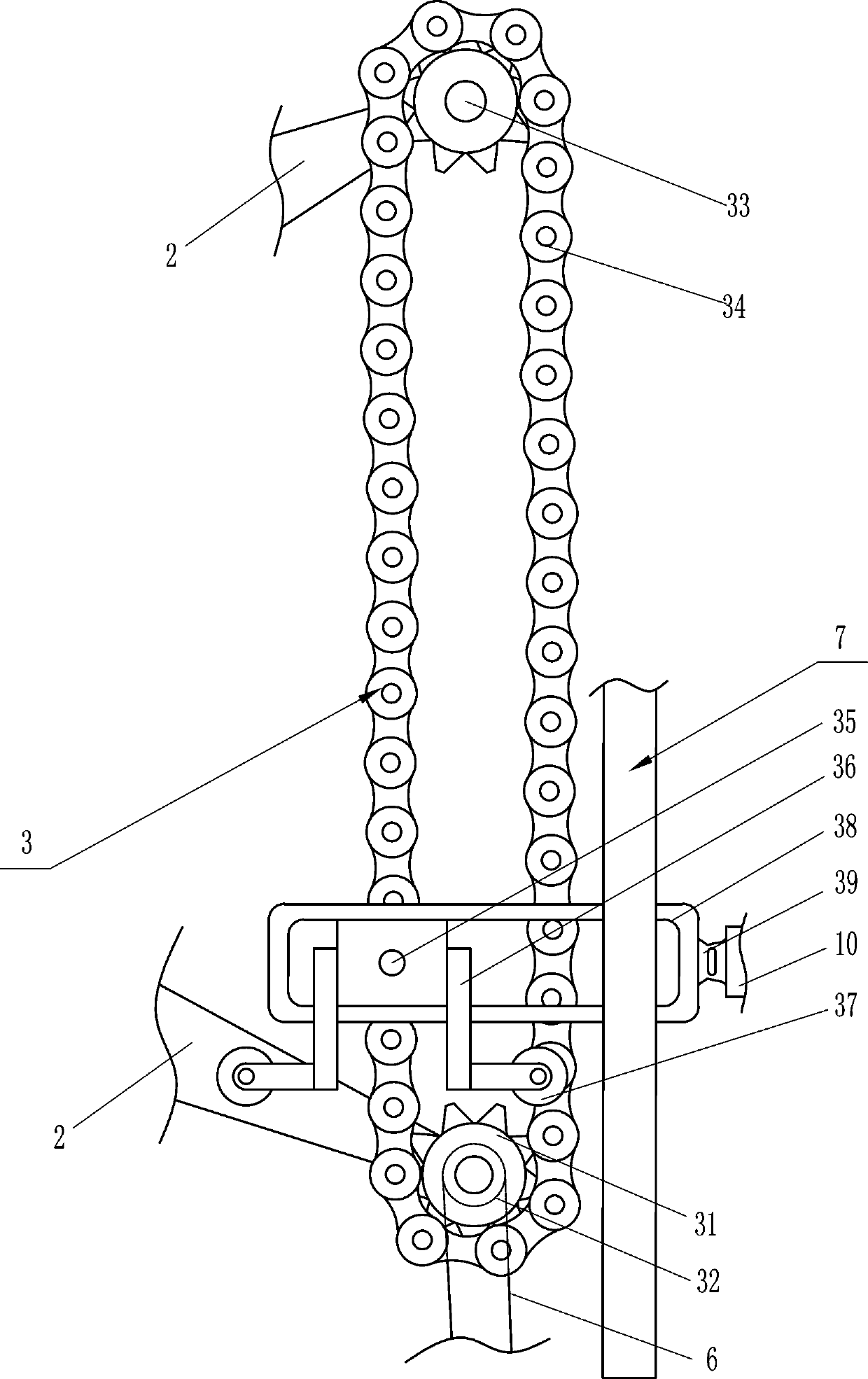 External tapping equipment for annular part of wooden furniture