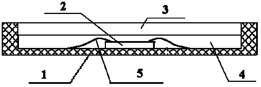 Transparent ceramic white light emitting diode (LED) and preparation method thereof