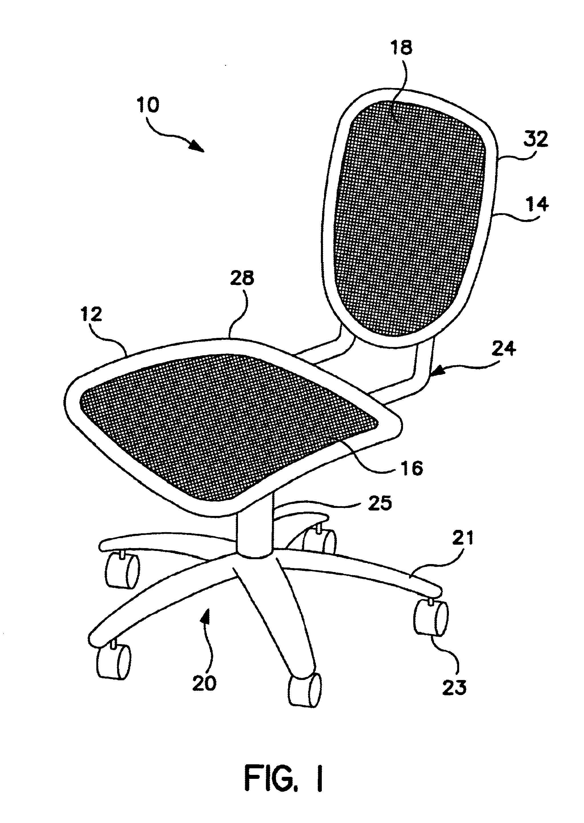 Load bearing fabric attachment and associated method