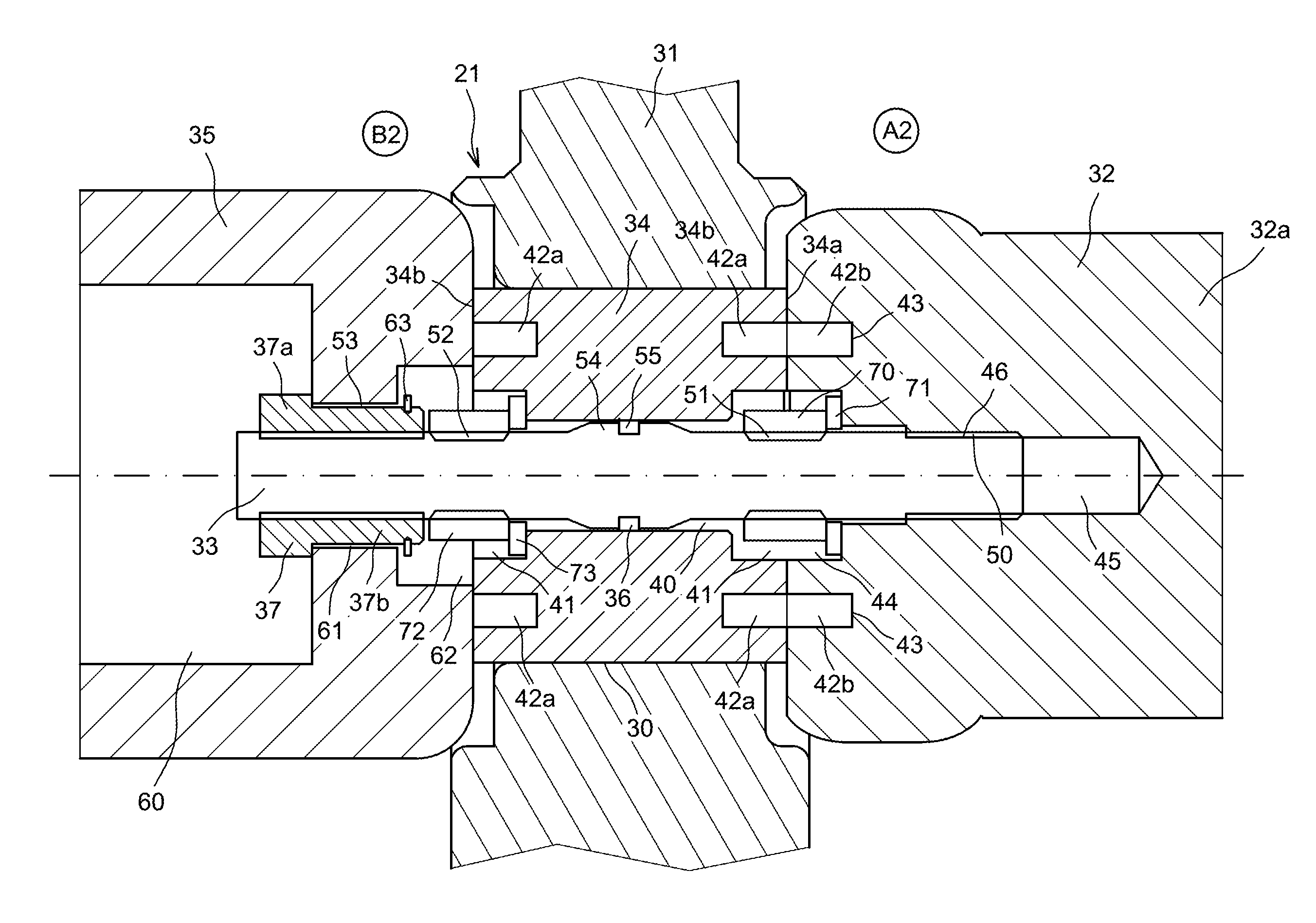 Securing device for GIS