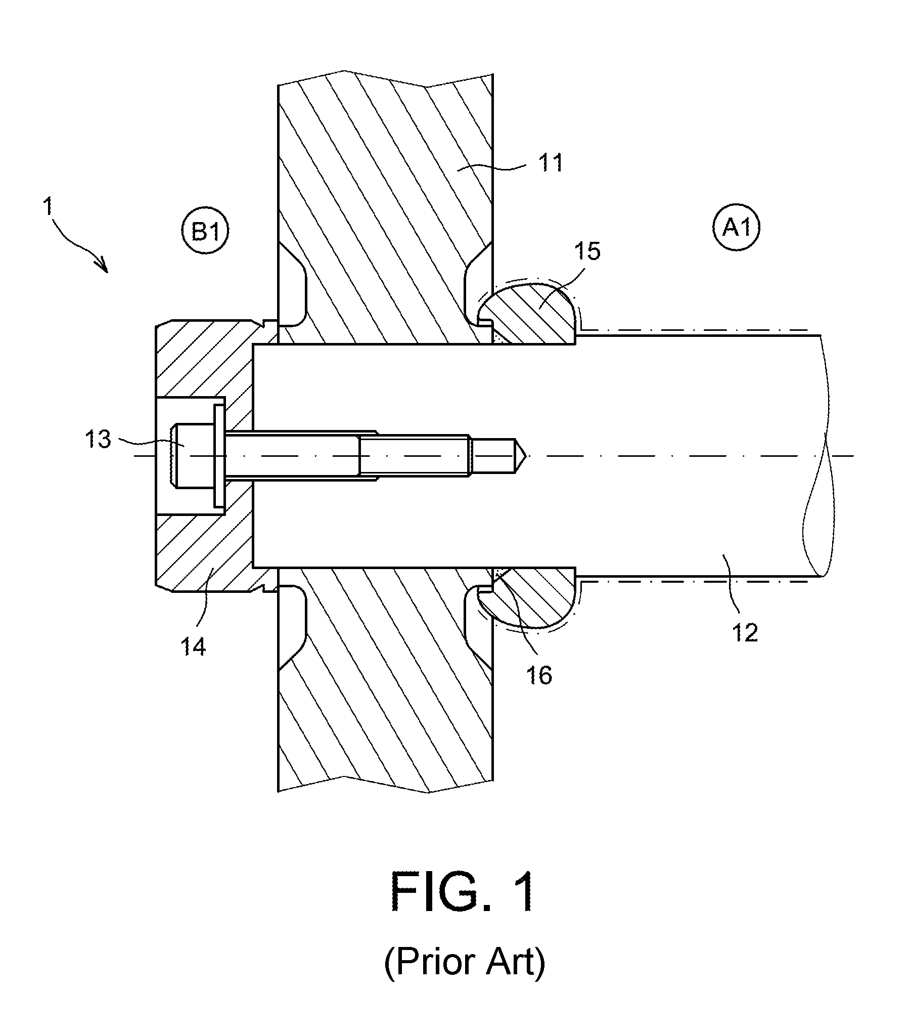 Securing device for GIS