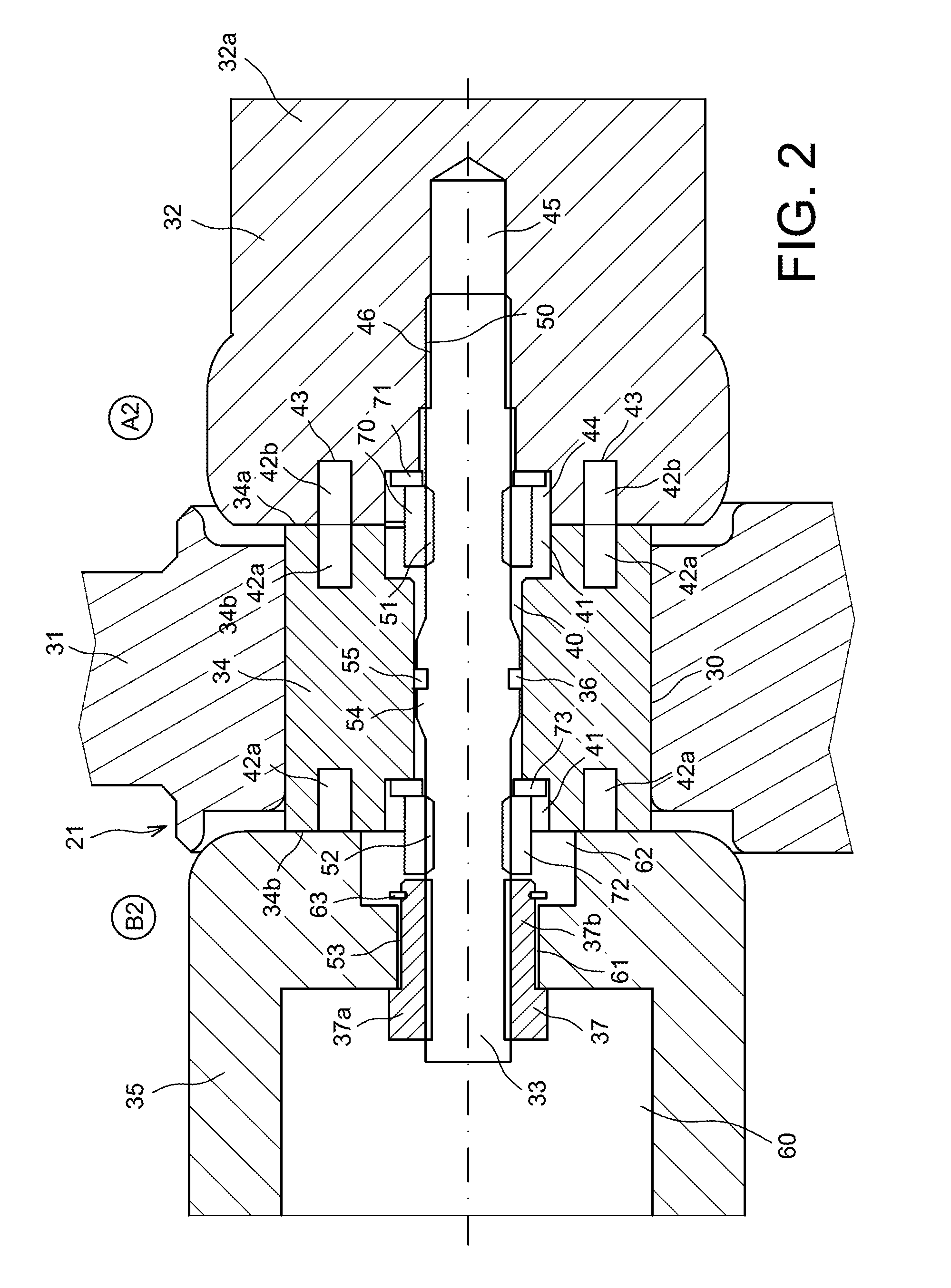 Securing device for GIS