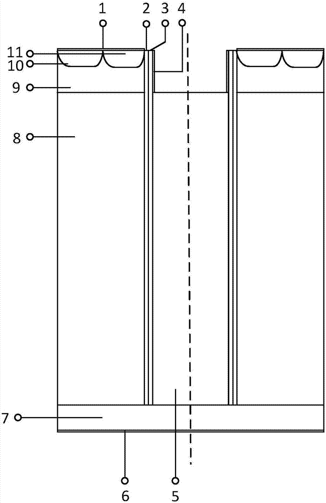 Vertical double-diffused metal oxide semiconductor field effect transistor having semi-insulating polysilicon layer