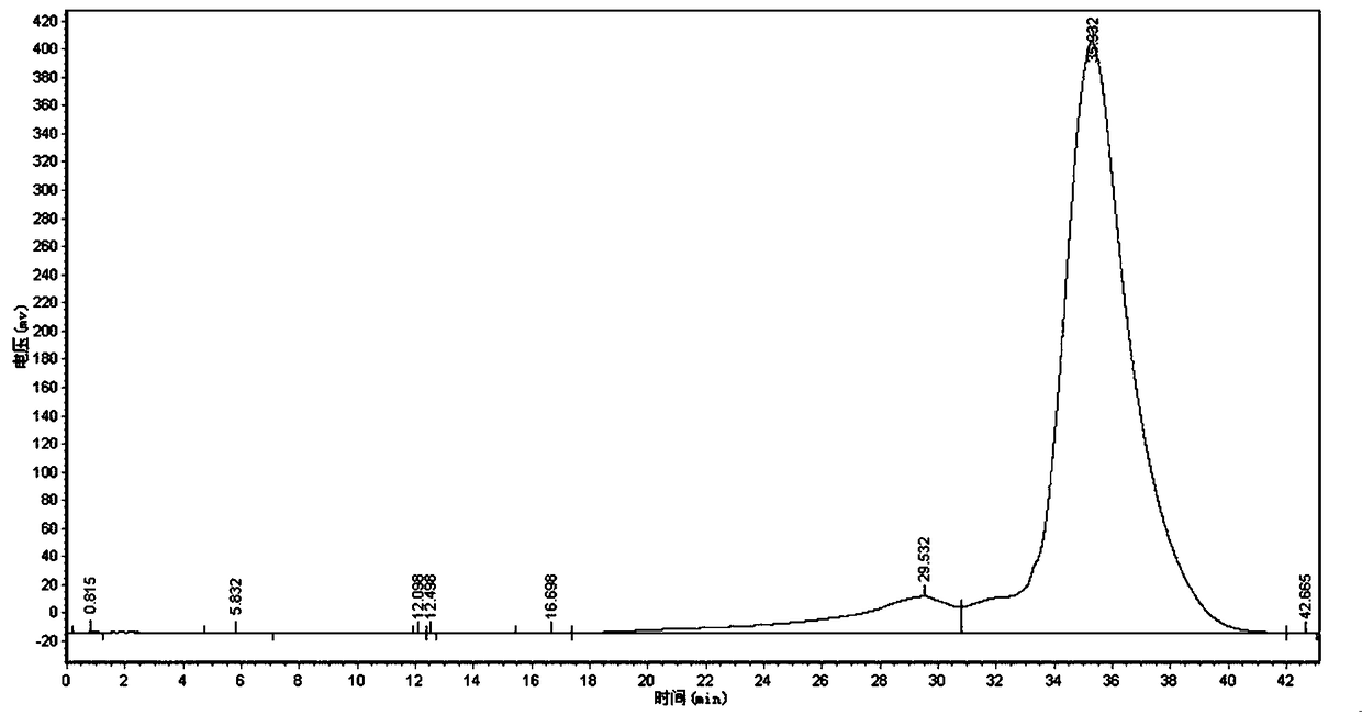 Codonopsis pilosula homogeneous polysaccharide with anti-gastric ulcer, preparation method and application