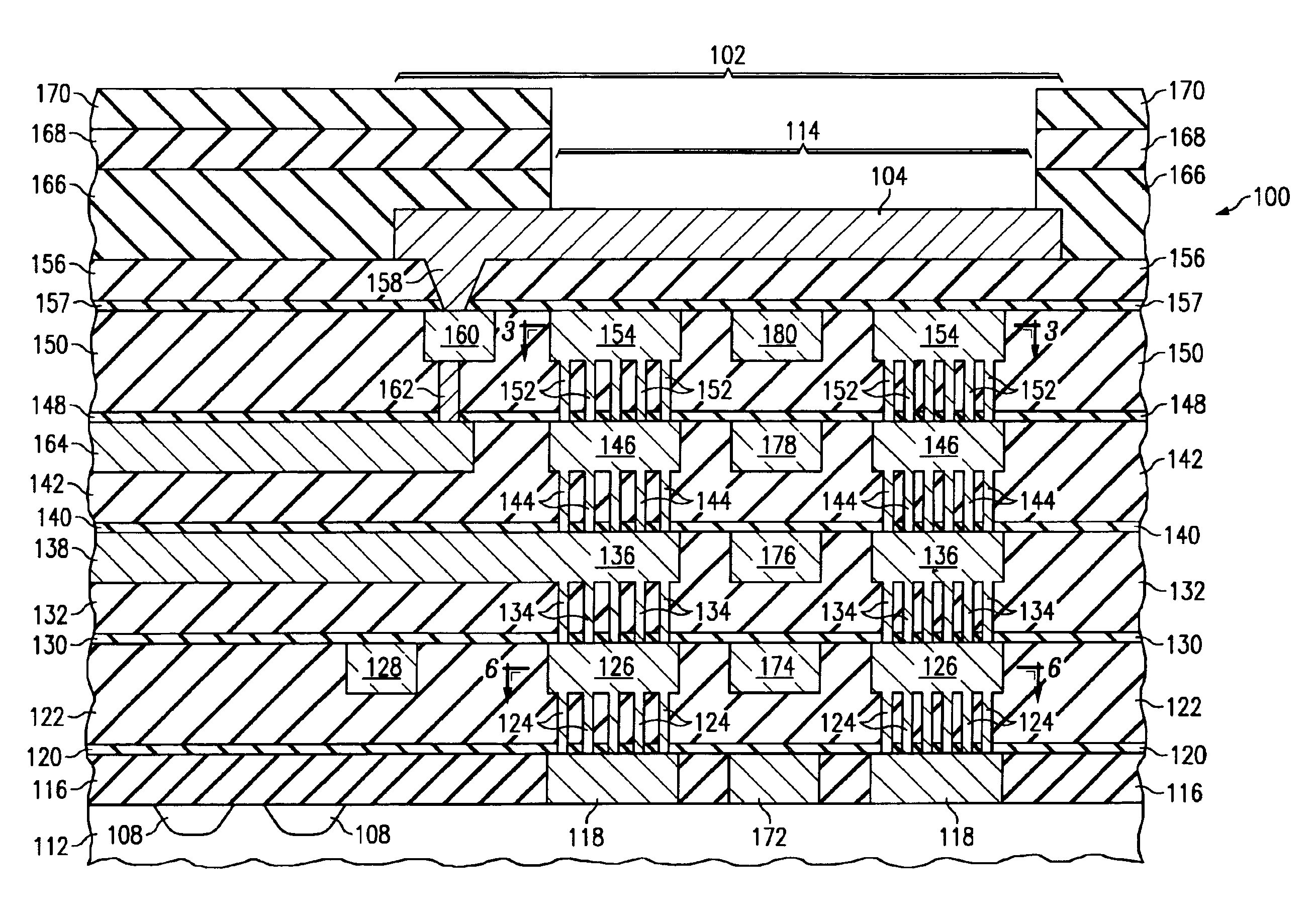 Support structures for wirebond regions of contact pads over low modulus materials