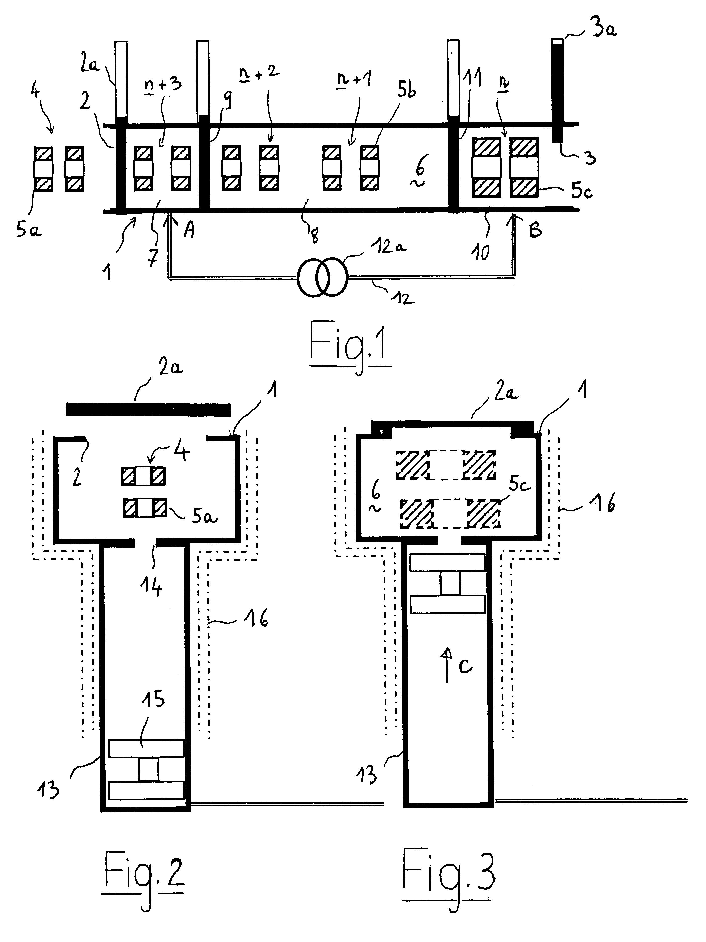 Process and device for cross-linking/expanding a blank for a safety support for a tire and support obtained by this process